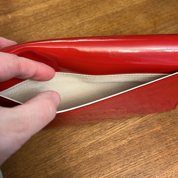 KATE SPADE RED PATENT LEATHER WALLET - Picture 8 of 12